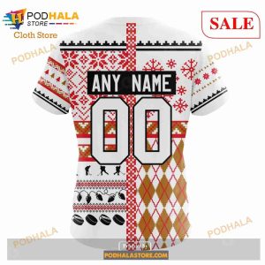 Custom Edmonton Oilers Unisex Christmas Sweatshirt NHL Hoodie 3D 7