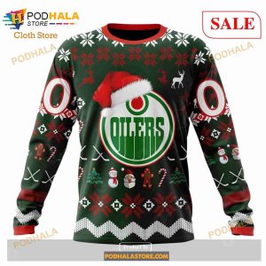 Custom Edmonton Oilers Unisex Sweatshirt NHL Hoodie Christmas Gifts 4