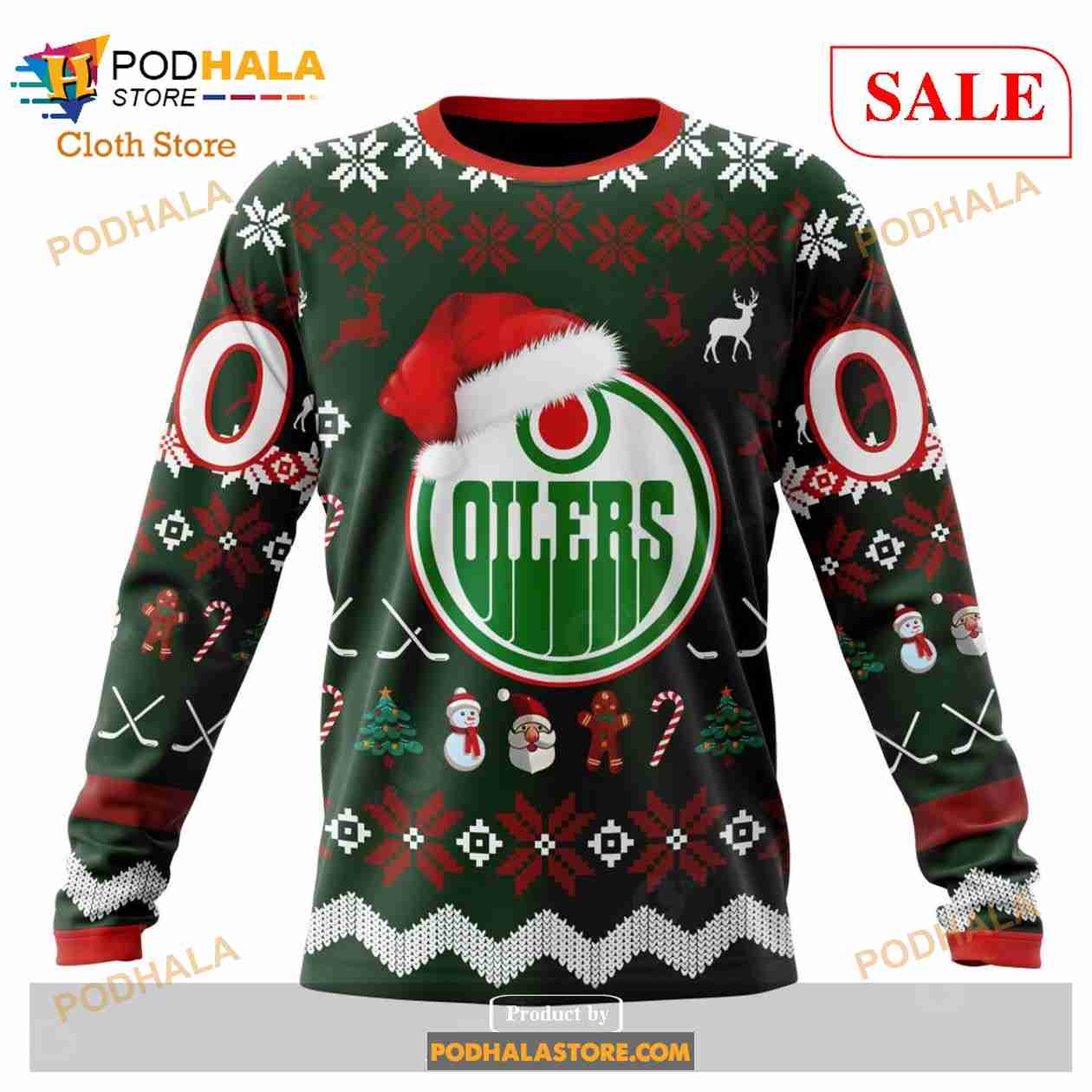 Custom Edmonton Oilers Unisex Sweatshirt NHL Hoodie Christmas Gifts - Bring  Your Ideas, Thoughts And Imaginations Into Reality Today