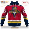 Custom Florida Panthers 90s Throwback Vintage NHL Away Sweatshirt Hoodie 3D