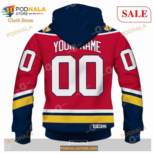 Custom Florida Panthers 90s Throwback Vintage NHL Away Sweatshirt Hoodie 3D