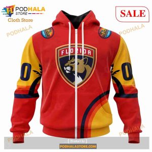 Custom Florida Panthers All Star Sunset Sweatshirt NHL Hoodie 3D 2
