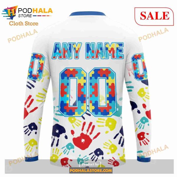 Custom Florida Panthers Autism Awareness Design NHL Hoodie 3D