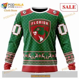 Custom Florida Panthers Christmas Apparel Sweatshirt NHL Hoodie 3D 4