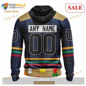 Custom Florida Panthers Fearless Aganst Autism Sweatshirt NHL Hoodie 3D 3