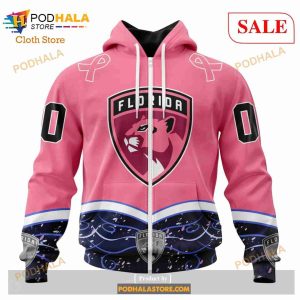 Custom Florida Panthers Fights Cancer Sweatshirt NHL Hoodie 3D 2