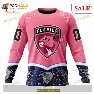 Custom Florida Panthers Fights Cancer Sweatshirt NHL Hoodie 3D 4
