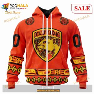 Custom Florida Panthers National Day For Truth And Reconciliation NHL Hoodie 3D 2