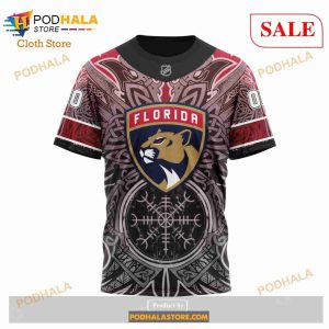 Custom Florida Panthers Norse Viking Symbols Sweatshirt NHL Hoodie 3D 5