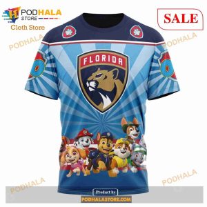 Custom Florida Panthers Paw Patrol Sweatshirt NHL Hoodie 3D 6