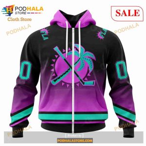 Custom Florida Panthers Retro Gradient Design Sweatshirt NHL Hoodie 3D 2