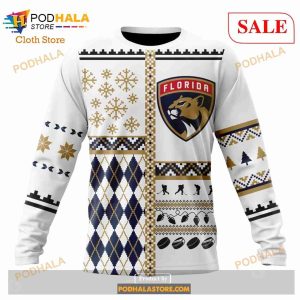 Custom Florida Panthers Unisex Christmas Sweatshirt NHL Hoodie 3D 4