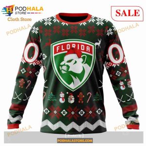 Custom Florida Panthers Unisex Christmas Sweatshirt NHL Hoodie 3d NHL Merch 4