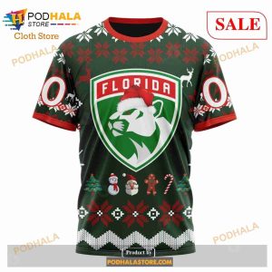 Custom Florida Panthers Unisex Christmas Sweatshirt NHL Hoodie 3d NHL Merch 6