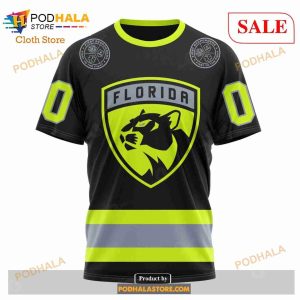 Custom Florida Panthers Unisex Firefighter Uniforms Color NHL Hoodie 3D 6