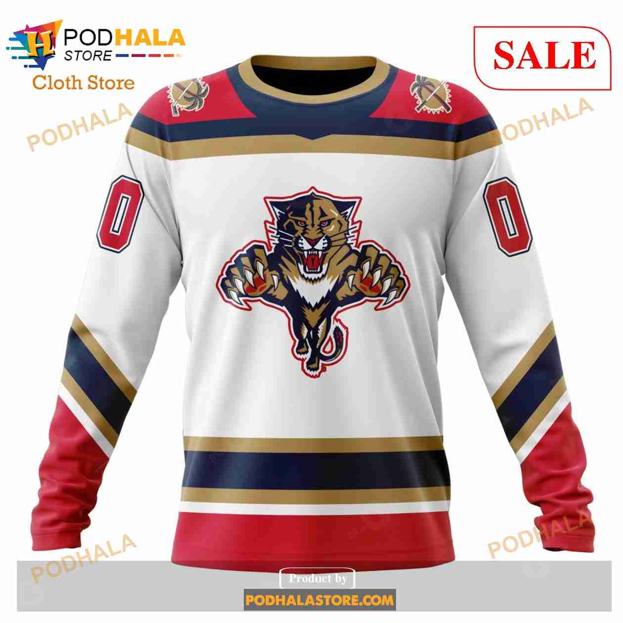 Custom Florida Panthers 90s Throwback Vintage NHL Away Sweatshirt Hoodie 3D  - Bring Your Ideas, Thoughts And Imaginations Into Reality Today