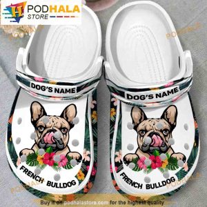 Custom French Bulldogs Dog Clogband 3D Crocs