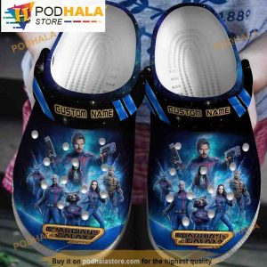 Custom Guardian Of The Galaxy Clogband 3D Crocs