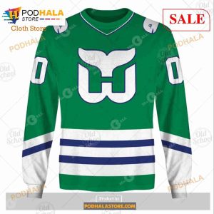 Green Jersey Hartford Whalers NHL Fan Apparel & Souvenirs for sale