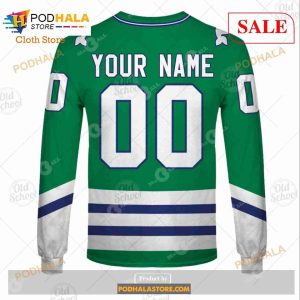 NHL Men's Hartford Whalers Team Classic Jersey (Green, X-Large