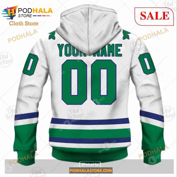 Custom Hartford Whalers Carolina Hurricanes Vintage NHL Sweatshirt Hoodie 3D