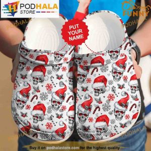 Custom Heaven Christmas Skull Clogband 3D Crocs