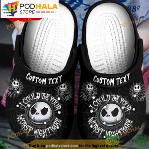 Custom I Could Be Your Worst Nightmare Cartoon Crocband 3D Crocs