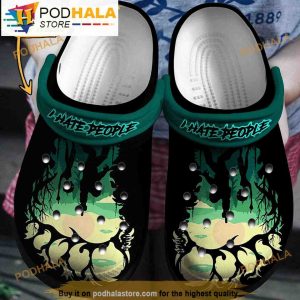Custom I Hate People Bigfoot Crocband 3D Crocs
