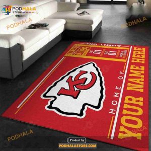 Custom Kansas City Chiefs Wincraft NFL Area Rug