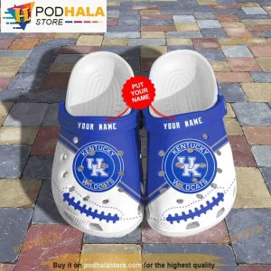 Custom Kentucky Wildcats Football Ncaa Crocband 3D Crocs Slippers