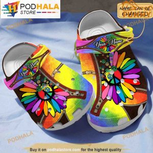 Custom Lgbt Hippie Crocband 3D Crocs