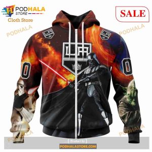 Custom Los Angeles Kings Design X Star War Sweatshirt Nhl Hoodie 3d 2