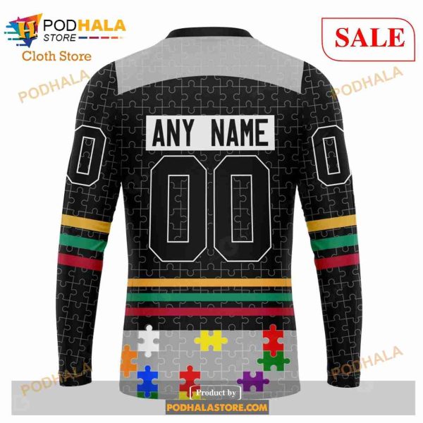 Custom Los Angeles Kings Fearless Aganst Autism Sweatshirt NHL Hoodie 3D