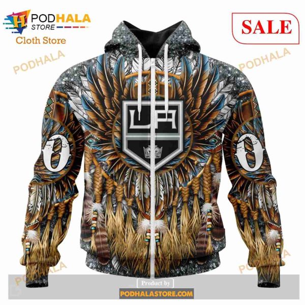 Custom Los Angeles Kings Native Costume Design Sweatshirt NHL Hoodie 3D