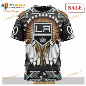 Custom Los Angeles Kings Native Costume Sweatshirt Nhl Hoodie 3d 6