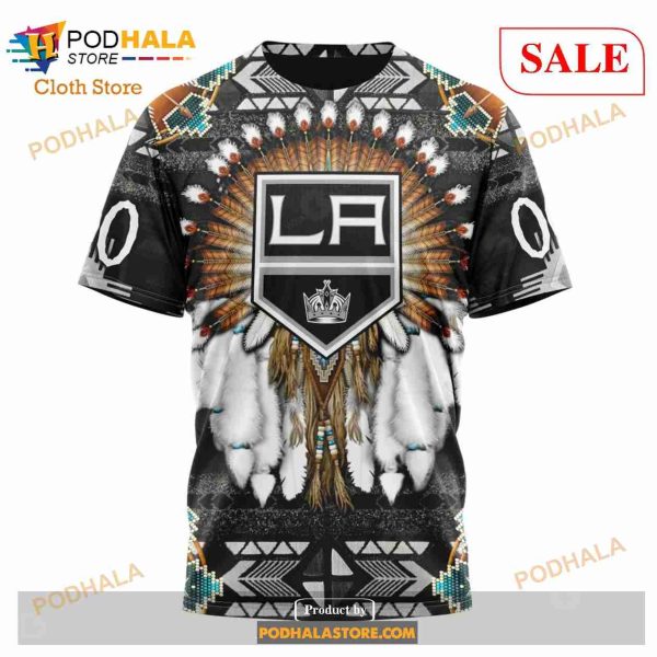 Custom Los Angeles Kings Native Costume Sweatshirt NHL Hoodie 3D