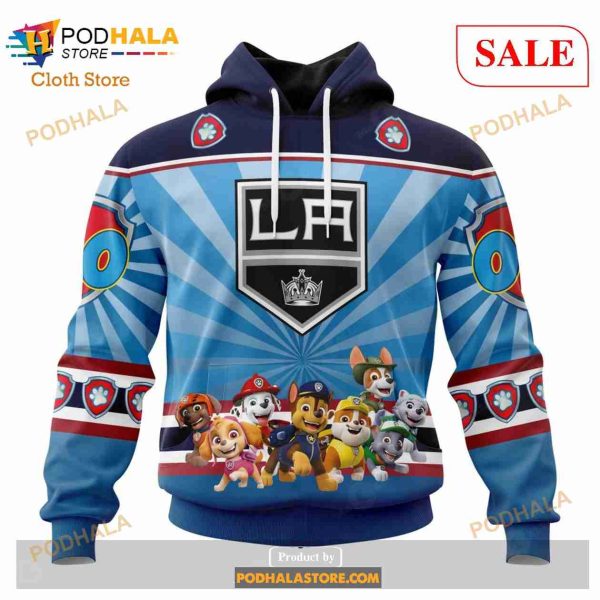 Custom Los Angeles Kings Paw Patrol Sweatshirt NHL Hoodie 3D