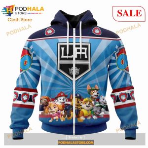 Custom Los Angeles Kings Paw Patrol Sweatshirt Nhl Hoodie 3d 2