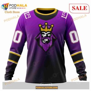NHL Los Angeles Kings Custom Name Number 70s Throwback Vintage Away Jersey  T-Shirt