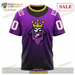 Custom Los Angeles Kings Retro Gradient Design Sweatshirt Nhl Hoodie 3d 6