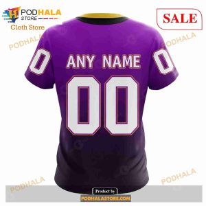 Custom Los Angeles Kings Retro Gradient Design Sweatshirt Nhl Hoodie 3d 7
