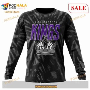 Custom Los Angeles Kings Retro Vintage Tie Dye Sweatshirt Nhl Hoodie 3d 4