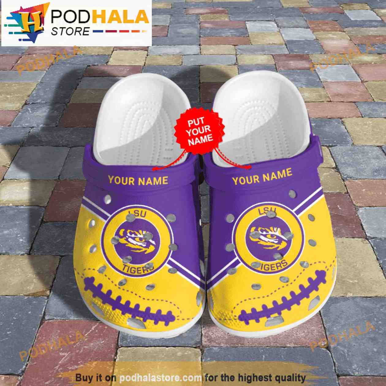 Custom Lsu Tigers Ncaa Crocband Crocs Slippers - Bring Your Ideas, Thoughts And Into Reality Today