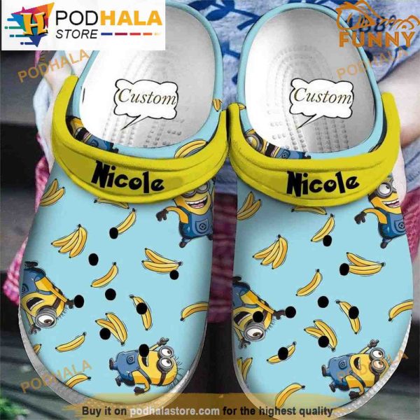 Custom Minions Banana Crocband 3D Crocs