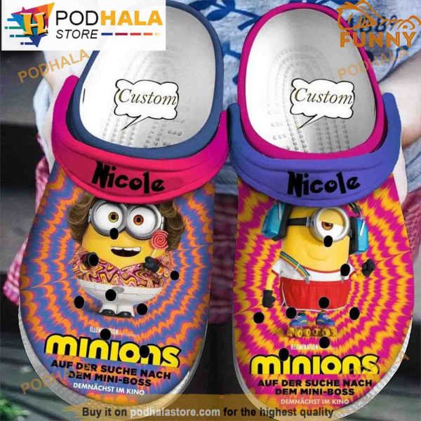 Custom Minions Crocband 3D Crocs