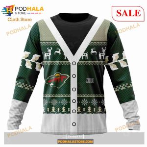 Custom Minnesota Wild Chrismas Season Sweatshirt Nhl Hoodie 3d 4