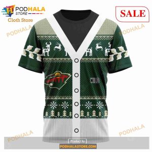 Custom Minnesota Wild Chrismas Season Sweatshirt Nhl Hoodie 3d 6