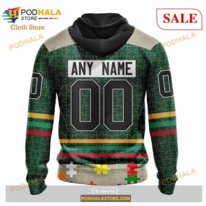 Custom Minnesota Wild Fearless Aganst Autism Sweatshirt Nhl Hoodie 3d 3