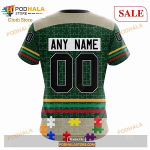 Custom Minnesota Wild Fearless Aganst Autism Sweatshirt Nhl Hoodie 3d 7