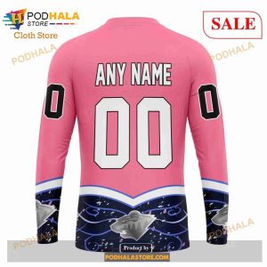 Custom Minnesota Wild Fights Cancer Sweatshirt Nhl Hoodie 3d 5